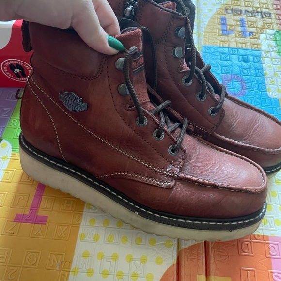 COPY - MENS HARLEY DAVIDSON BOOTS SIZE 9 - Picture 1 of 4